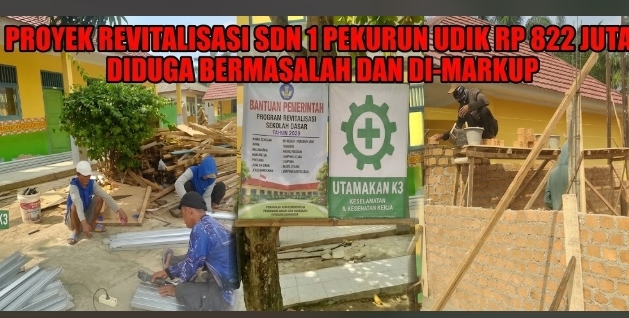 Revitalisasi SDN 1 Pekurun Udik Rp822 Juta Disorot, Spesifikasi Bangunan dan Dugaan Pihak Ketiga Diminta Diaudit